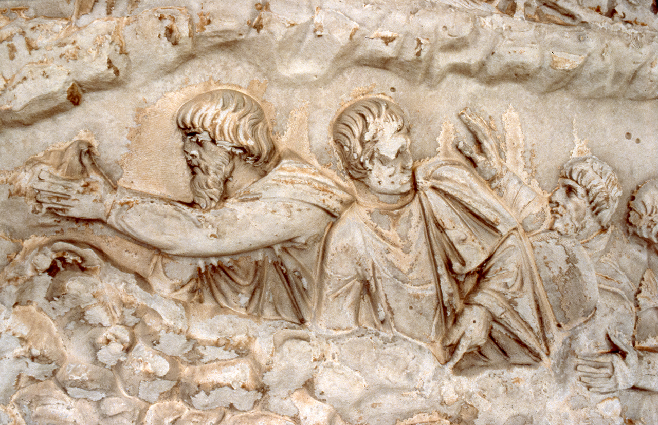Group of Dacian warriors