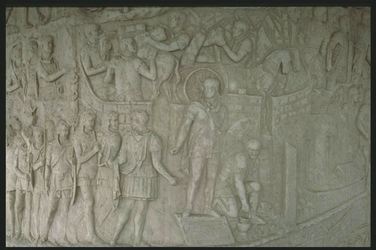 Romans marching and making camp
