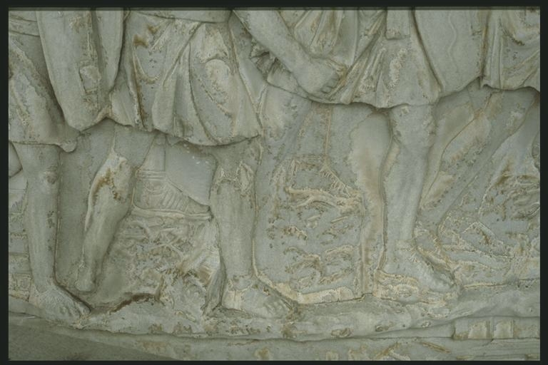 Legs of legionaries