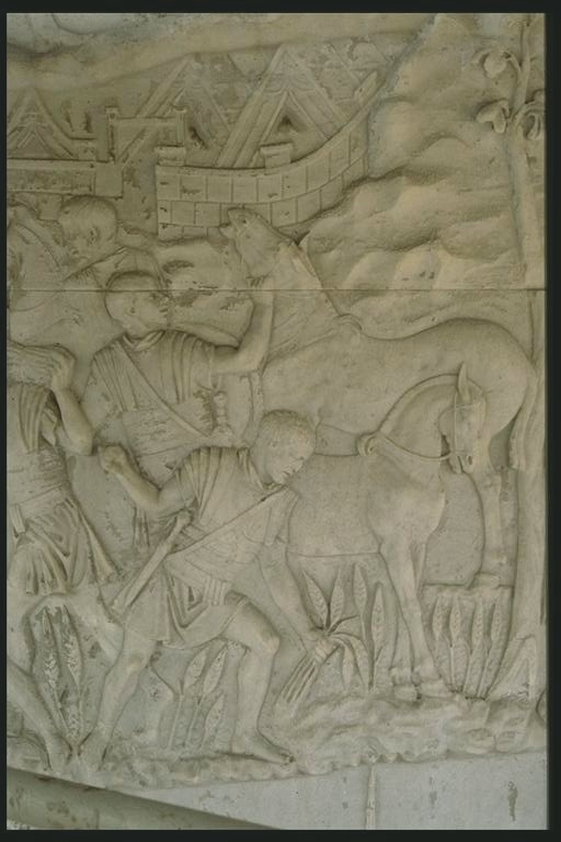 Soldiers foraging
