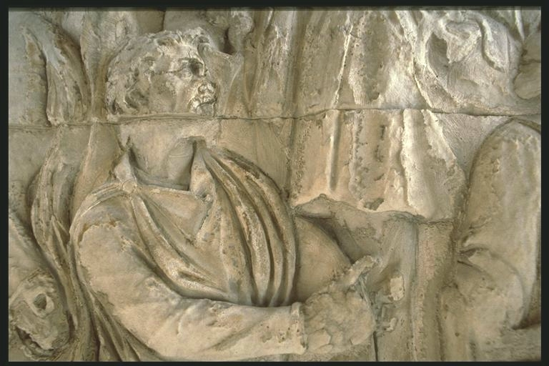 A Dacian listening to Decebalus
