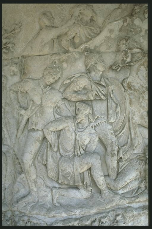 A Dacian captured