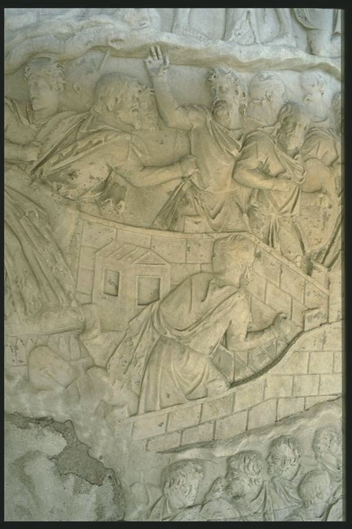 Dacians fleeing