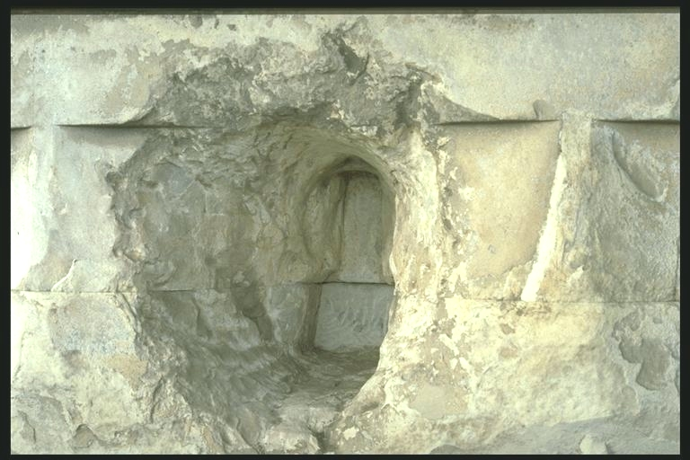 A clamp hole