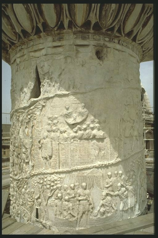 Top portion of column, west-southwest