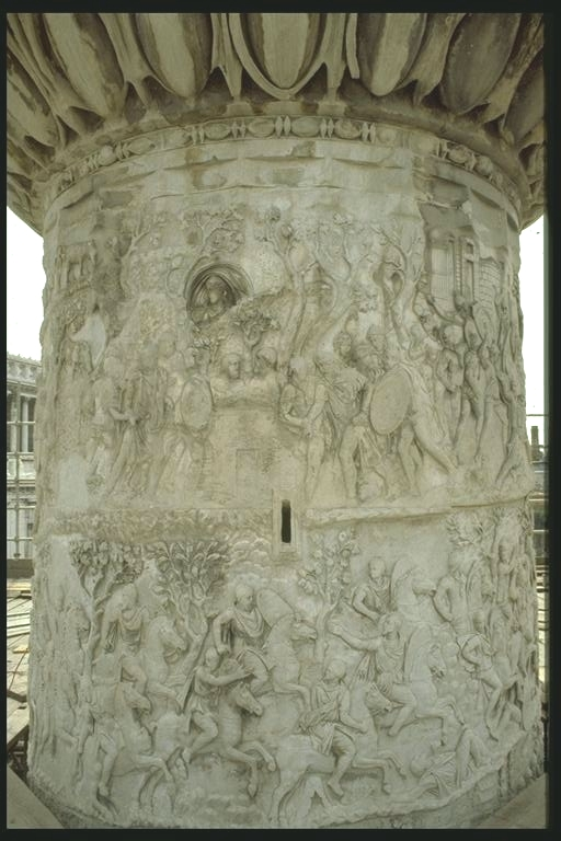 Top portion of column, northeast