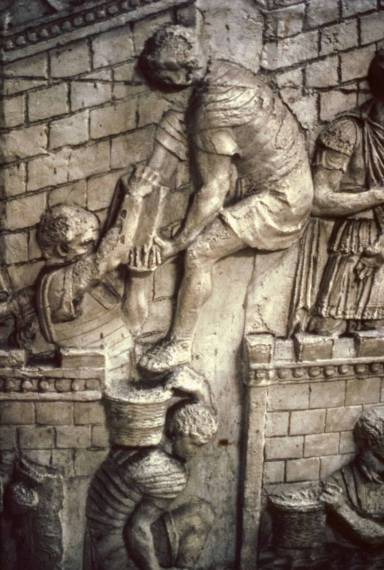 Legionaries constructing a fort
