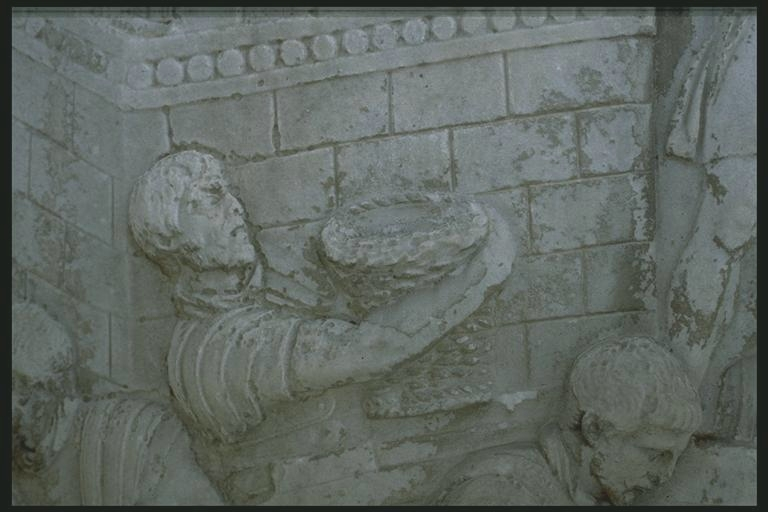 Legionary with basket of dirt