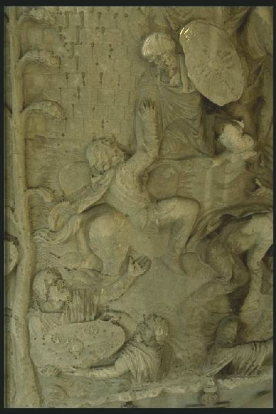Dacians crossing a river