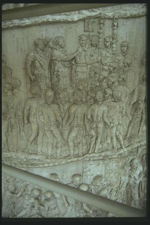 Trajan addresses his troops