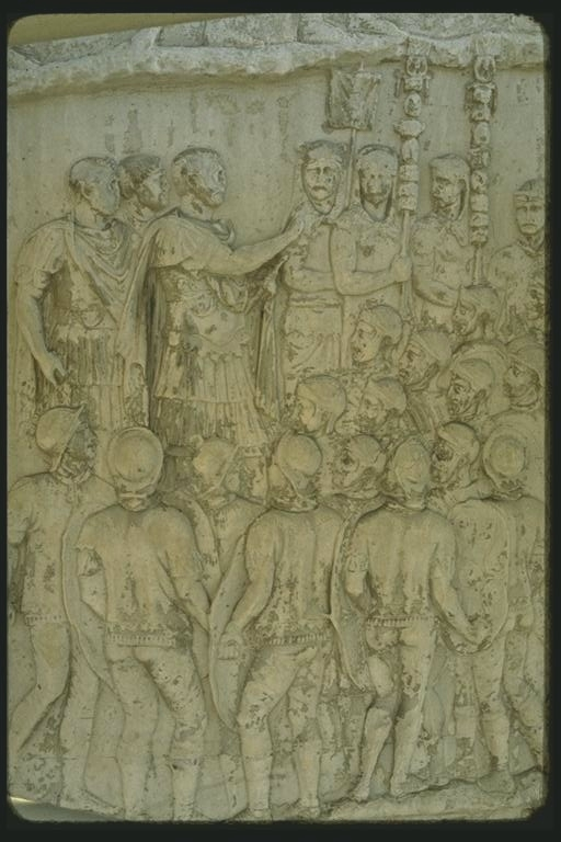 Trajan addresses his troops
