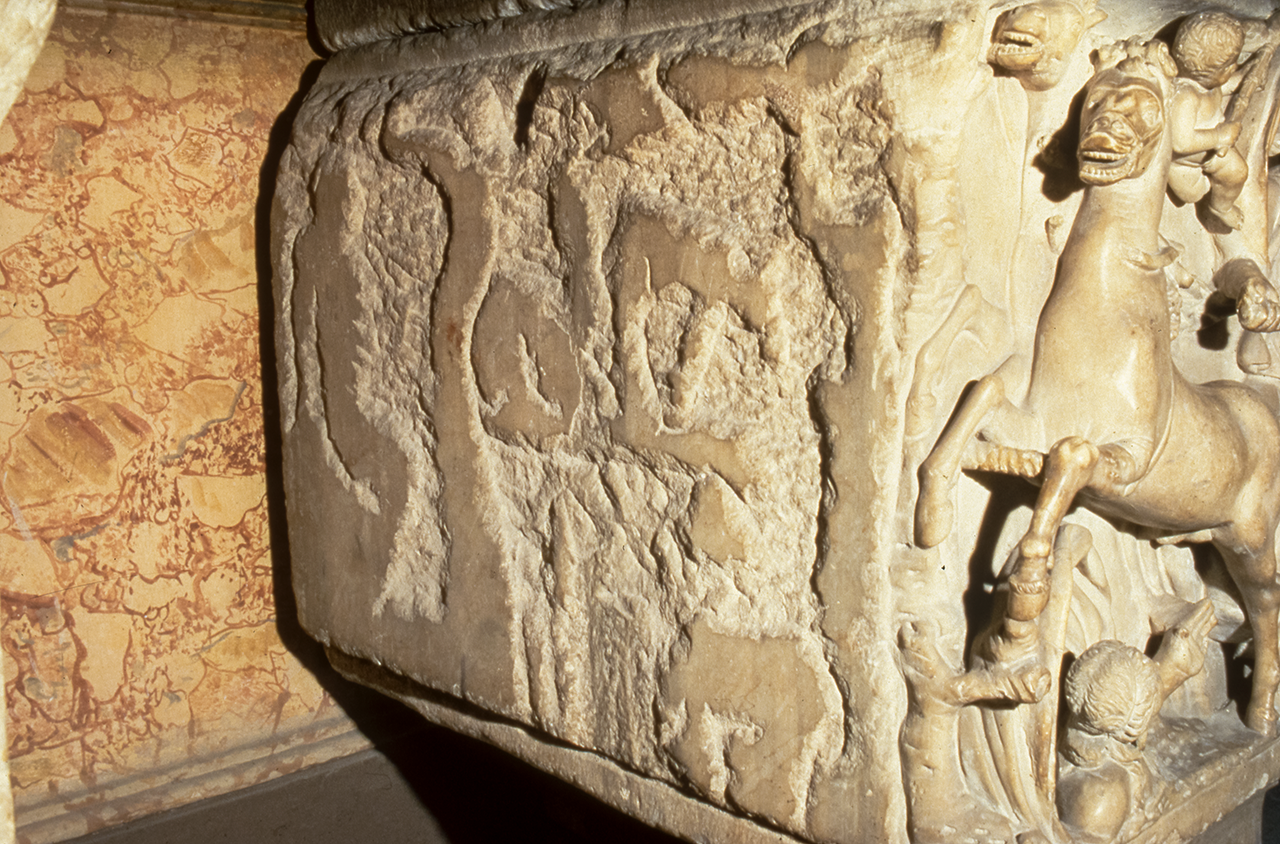 Unfinished sarcophagus