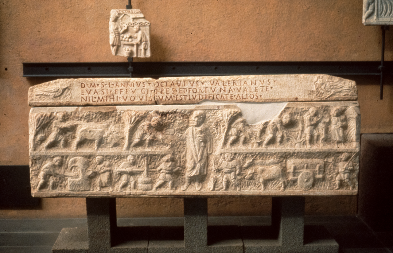 An unfinished sarcophagus