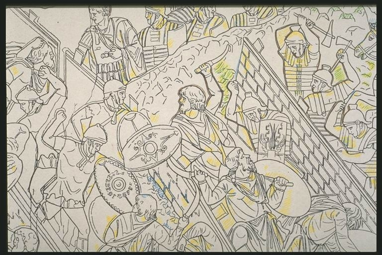 Tool-mark drawing