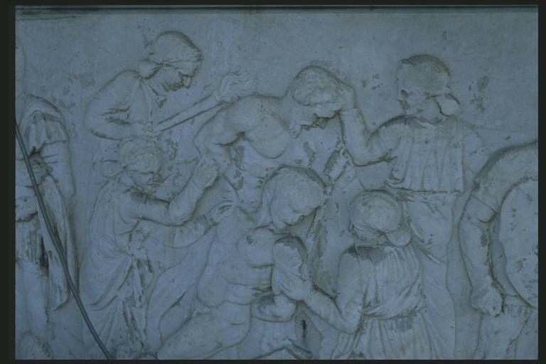 Romans prisoners being tortured